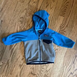Patagonia Baby Hooded Fleece Jacket 6-12 months
